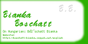 bianka boschatt business card